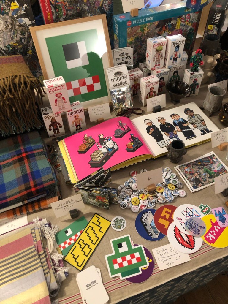 Blick auf einen Stand beim ersten Wintermarkt in der PA58. Foto: PA58