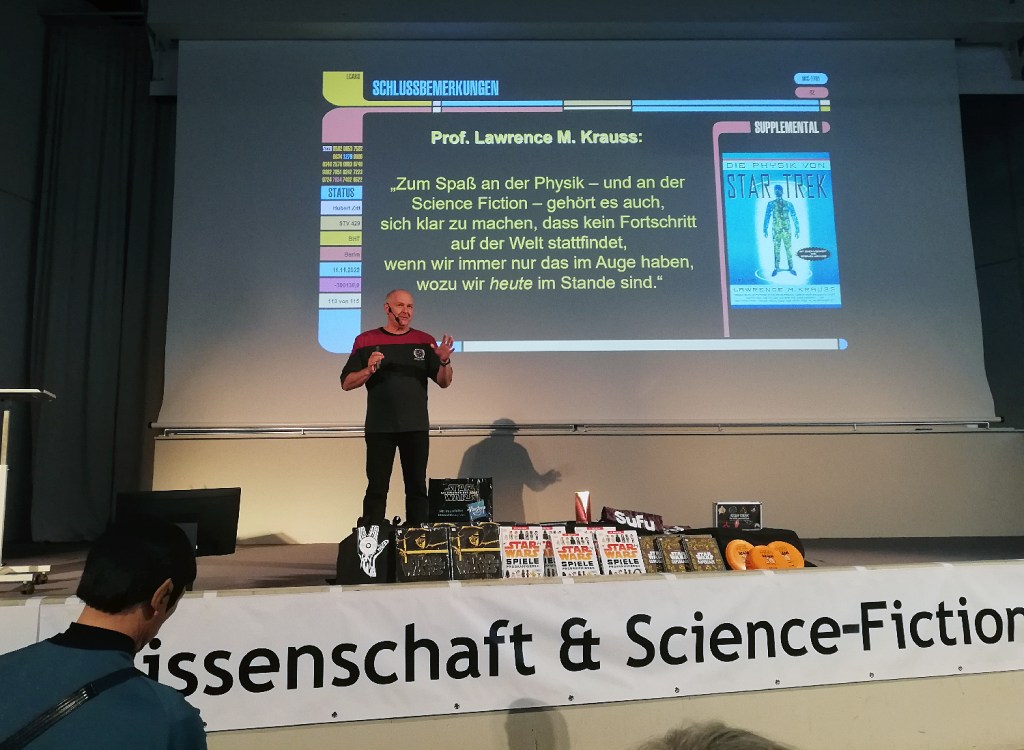 Intergalaktische Vorlesung mit Dr. Hubert Zitt in der Berliner Hochschule für Technik