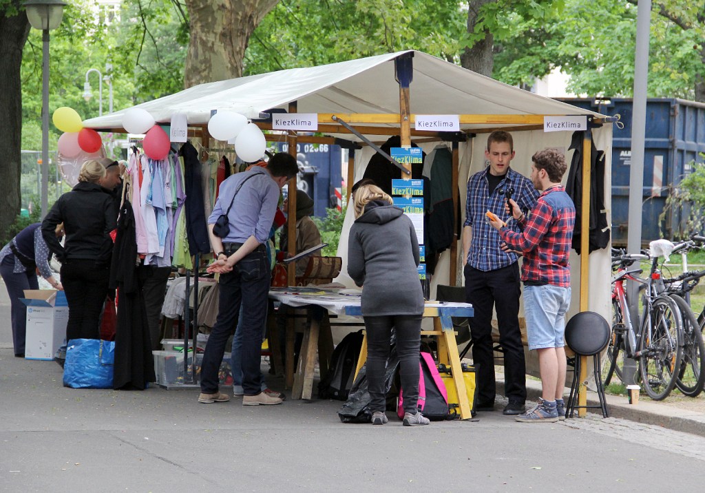 Stand von Kiezklima im Brunnenviertel. Foto: Hensel