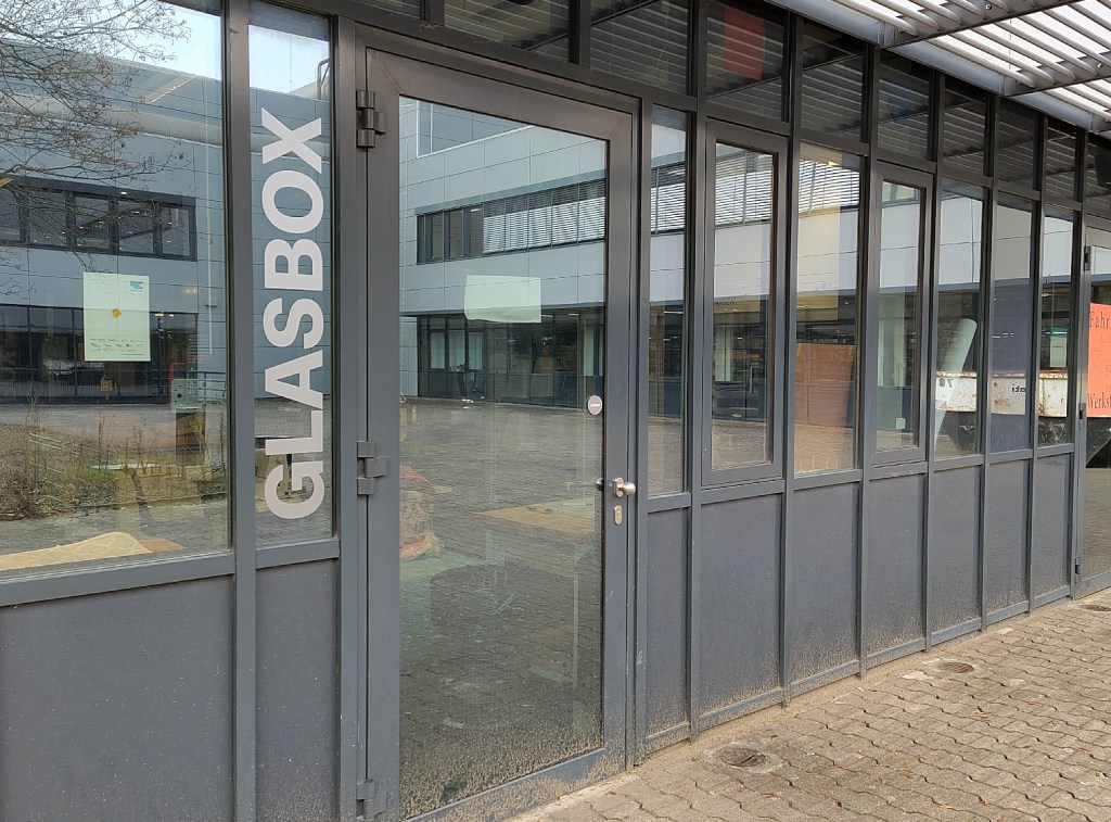 Die Glasbox im Haus Bauwesen der Berliner Hochschule für Technik. Foto: Hensel