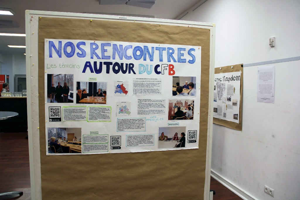 Blick in die Ausstellung über den französischen Sektor. Foto: Hensel