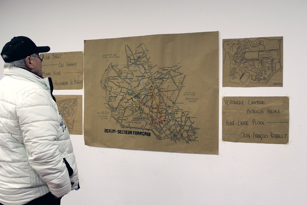 Blick in die Ausstellung über den französischen Sektor. Foto: Hensel