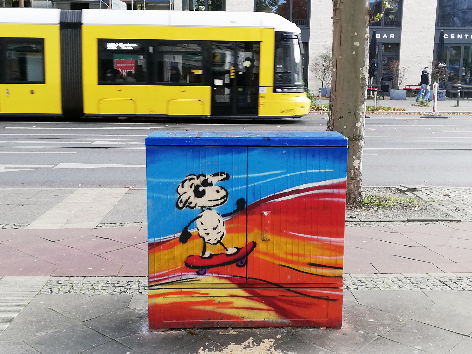 Weddings bunte Stromkästen sind schön!