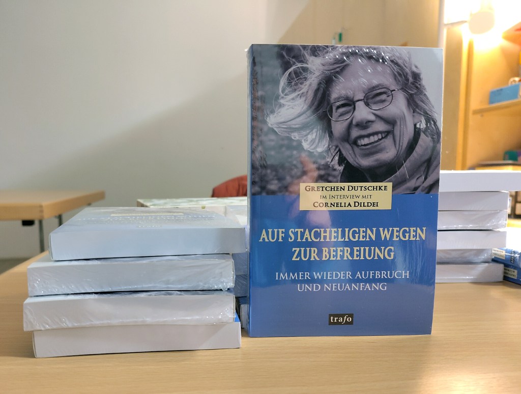 Das Buch von Cornelia Dildei über Gretchen Dutschke konnte auch gekauft werden. Foto: Hensel