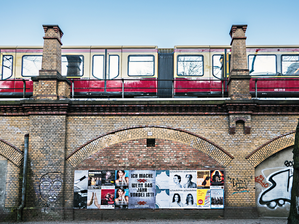 S-Bahn am Bahnhof Wollankstraße. Foto: Sallmann