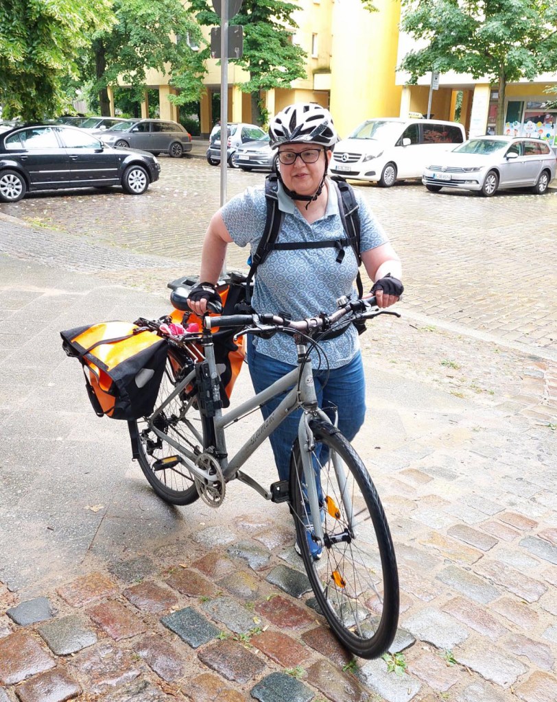 Angekommen im Brunnenviertel: Kiezsportlotin Susanne Bürger. Foto: privat