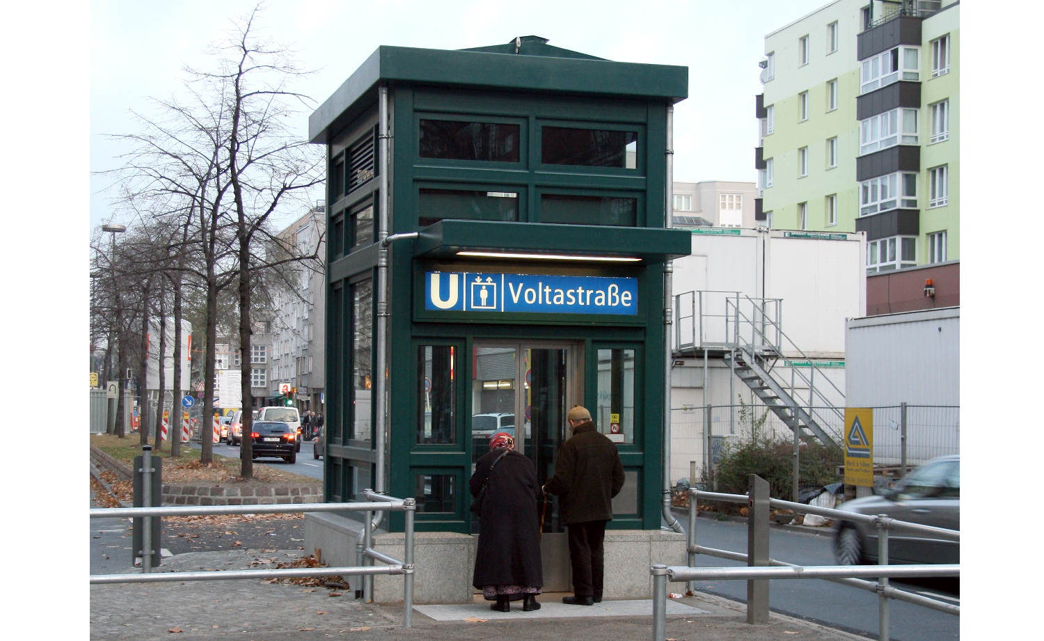 Hoch und runter: Ein Aufzug für die Voltastraße