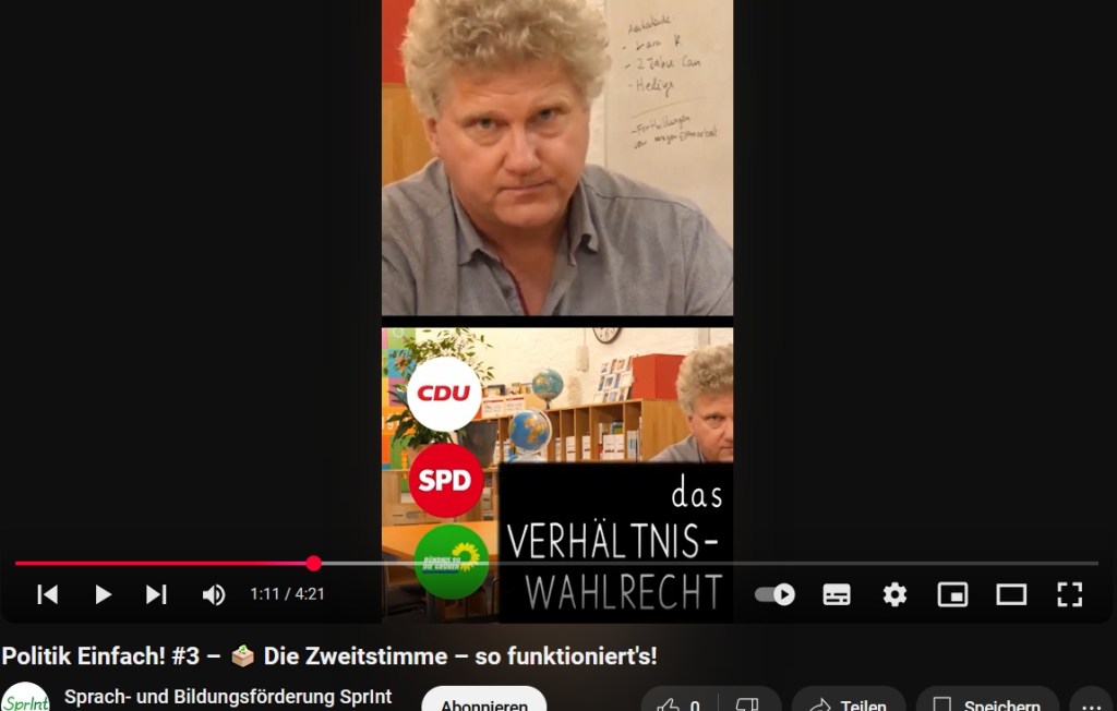 Erklärvideo Bundestagswahl