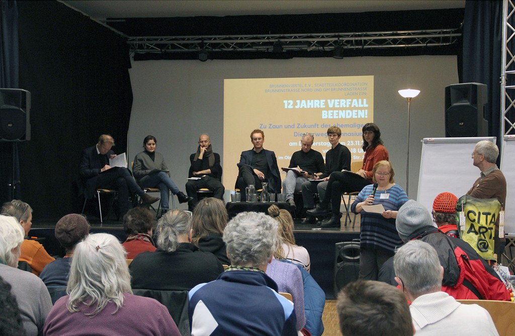 Infoveranstaltung zur Zukunft der Schule, 2023. Foto: Hensel