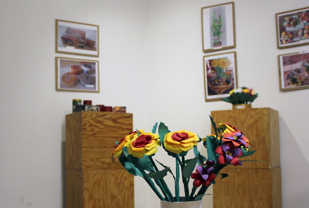 Blick in die Ausstellung von Hajo Lange. Foto: Hensel