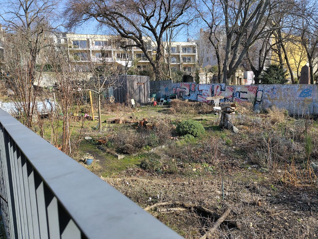 Der Gemeinschaftsgarten Niemandsland an der Bernauer Straße. Foto: Hensel