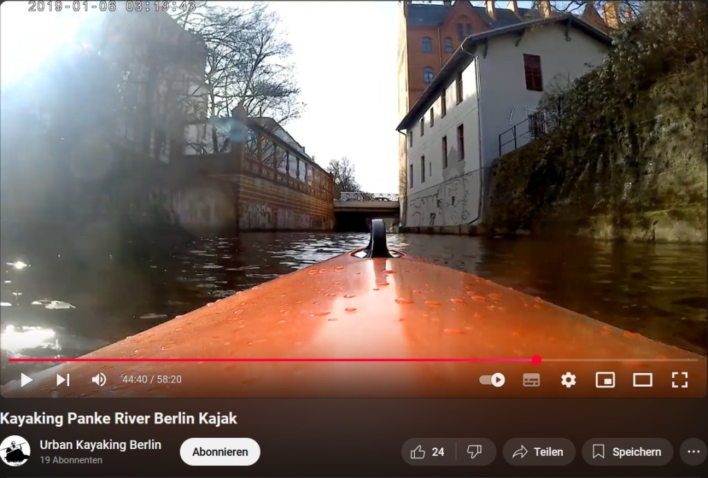 Kayaktour auf der Panke 2019