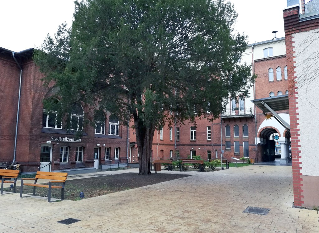 Blick ins Paul Gerhardt Stift an der Müllerstraße. Foto: Hensel