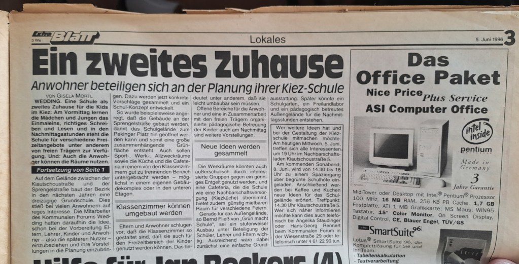 Extra Blatt 1996