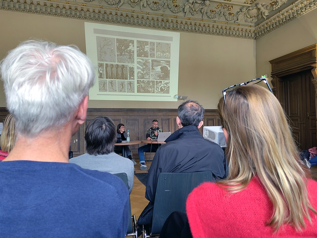 Buchvorstellung im Puttensaal. Foto: Hensel
