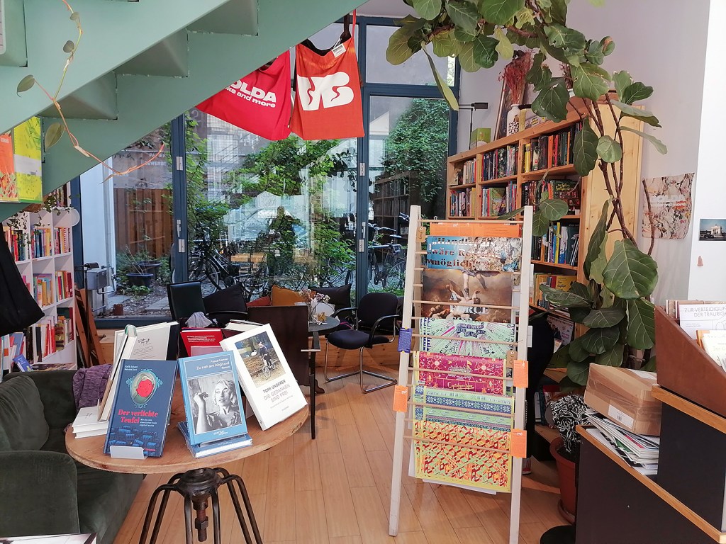 Blick in den Buchladen. Foto: Alain Baillet