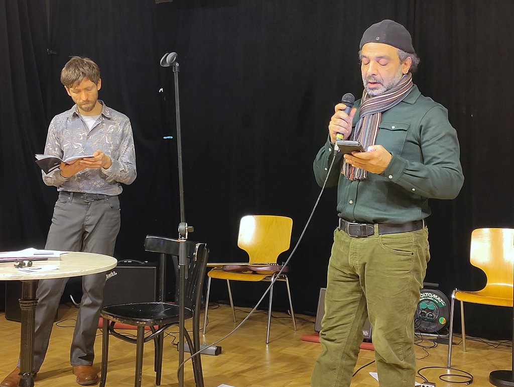Lesung bei der Symphonie der Großstadt zum Thema Traurigkeit im Januar in der Fabrik. Foto: Hensel