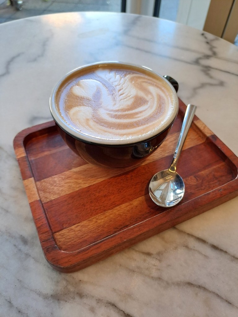 Jetzt auch mit neuem Schild: Utopia Coffee
