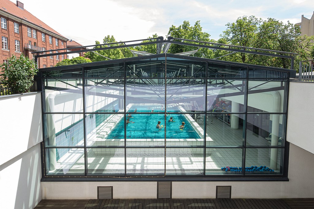 Das Bewegungsbad in der Reinickendorfer Straße 61. Foto: SGP