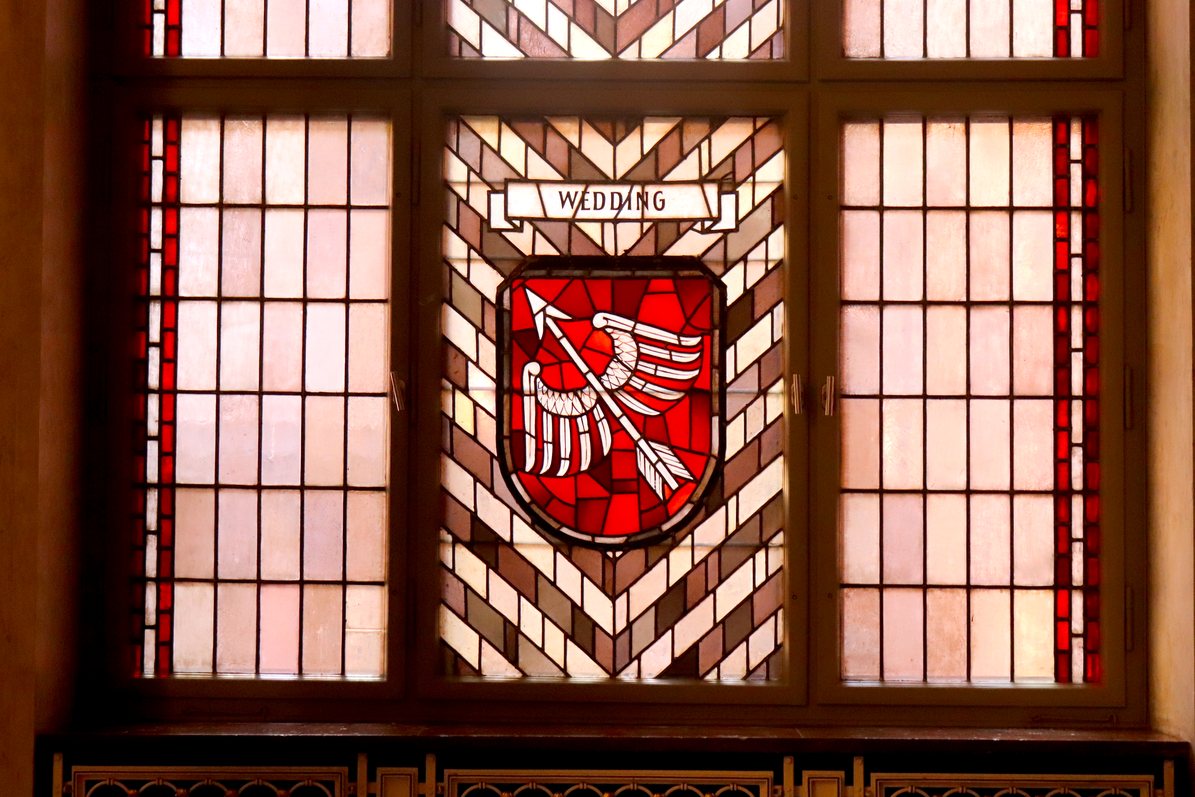 Wo weiterhin das Weddinger Wappen winkt