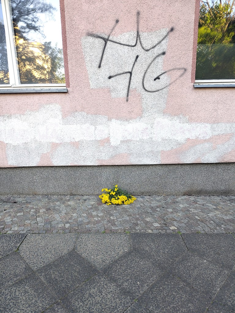 Tapfer in der Ruppiner Straße. Foto: Hensel