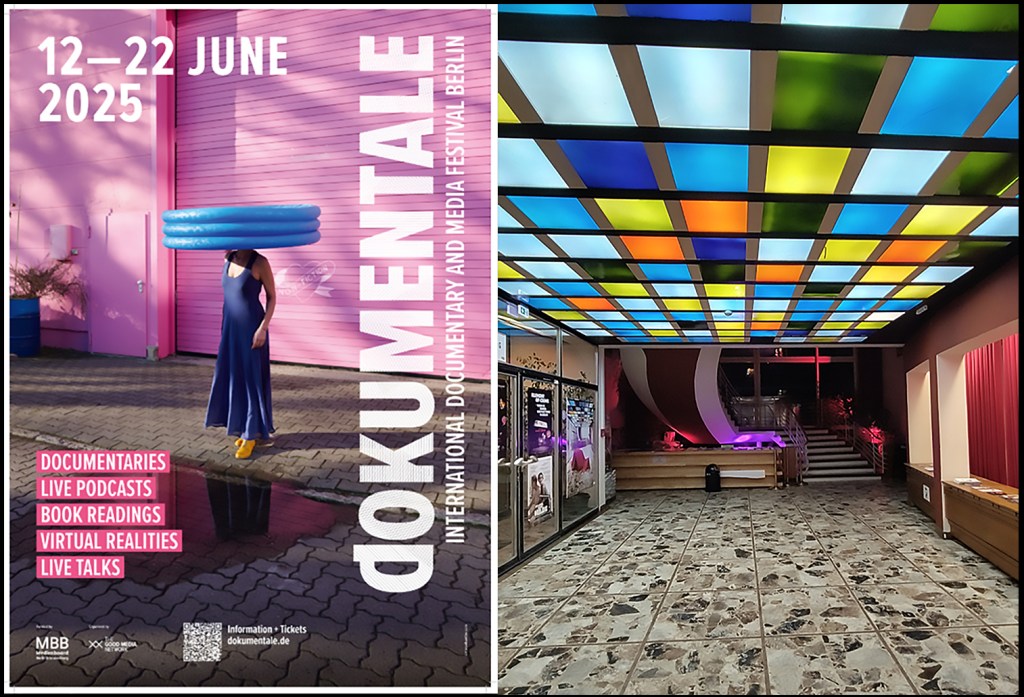 Die Dokumentale ist auch im City Kino Wedding zu Gast. Grafik links: Dokumentale, Foto: Hensel