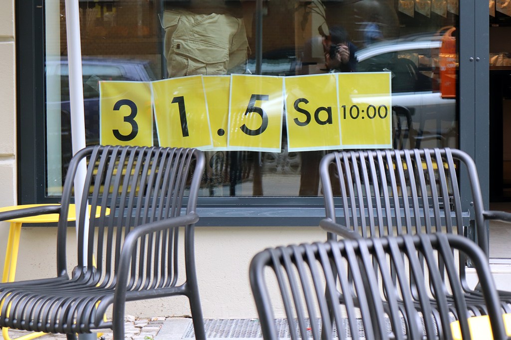 Am 31. Mai öffnete sich das neue Café in der Triftstraße zum ersten Mal. Foto: Schnell