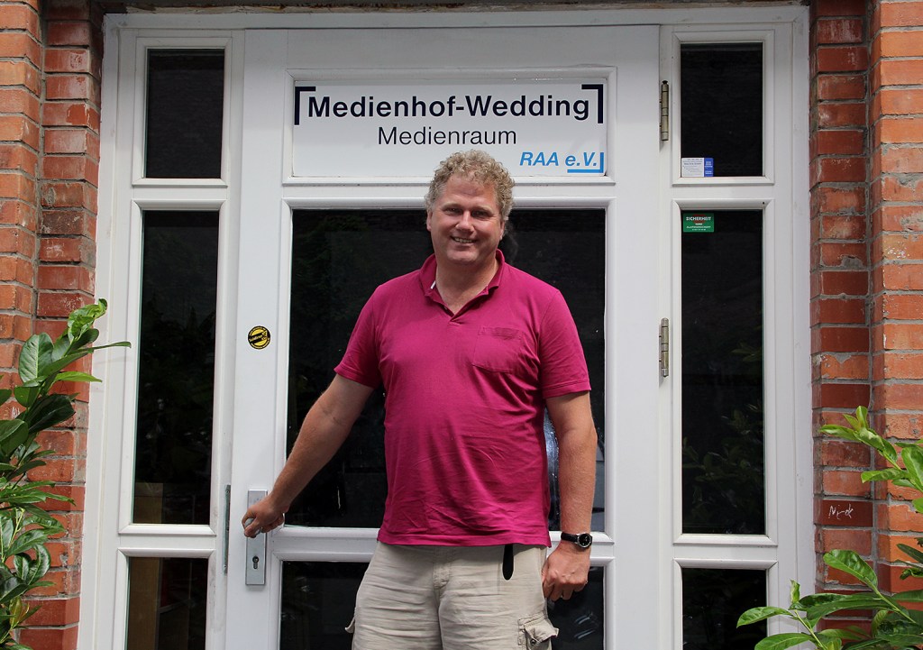 Herbert Weber vom Medienhof Wedding. Foto: Hensel