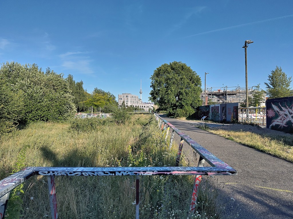 Der Fernsehturm ist vom Park aus zu sehen. Foto: Hensel