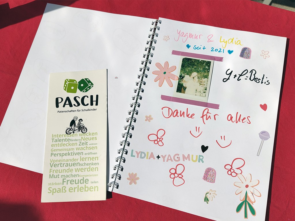 Eintrag im Gästebuch. Foto: Hensel