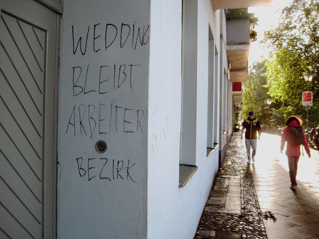 Schriftzug im Wedding (Triftstraße). Foto: Hensel