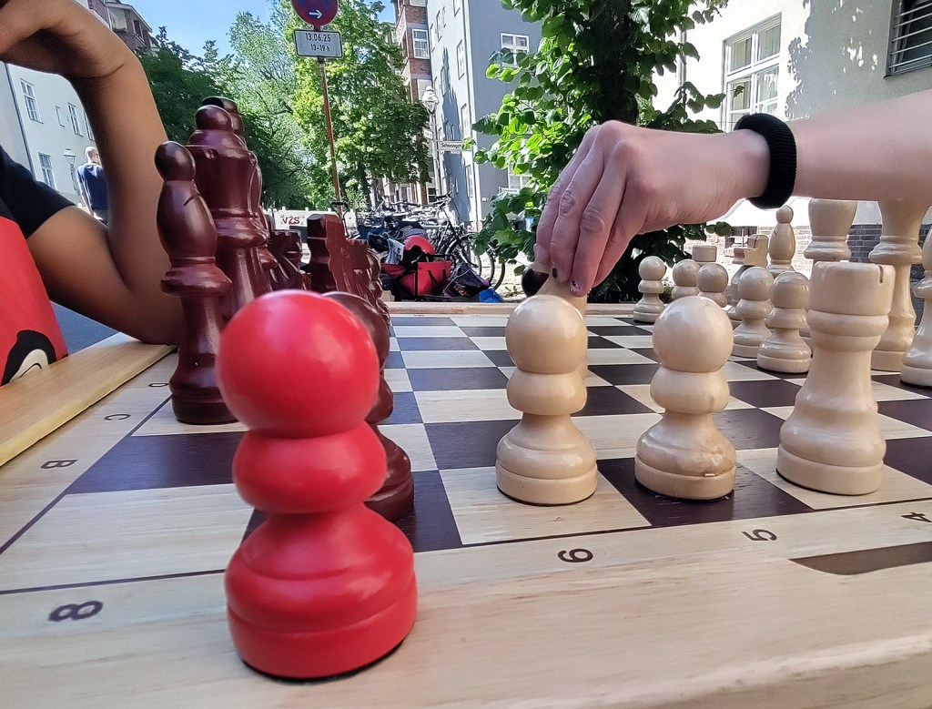 Spielstraße Glasgower Straße am 13. Juni 2025. Foto: Hensel