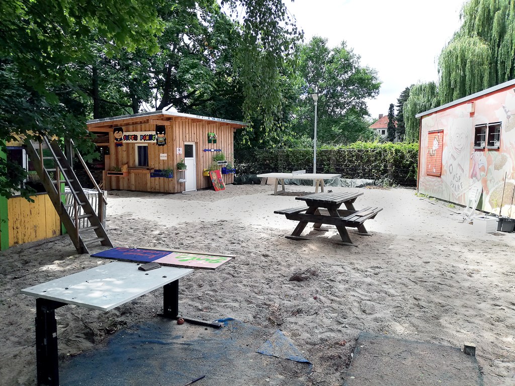 Abenteuerspielplatz Panke. Foto: Hensel