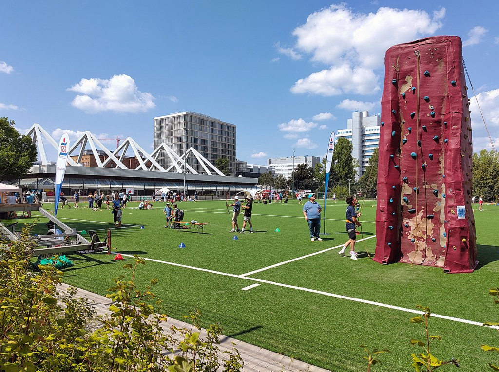 Familiensportfest im Erika-Heß-Eisstadion. Foto: Hensel