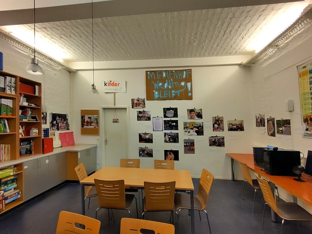 Blick in den Medienhof Wedding, wo das Sprint-Projekt zu Hause ist. Foto: Hensel