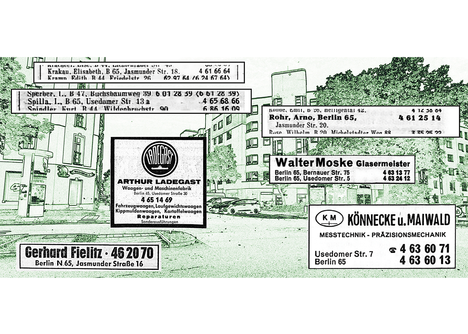 Nostalgischer Spaziergang: Jasmunder Straße