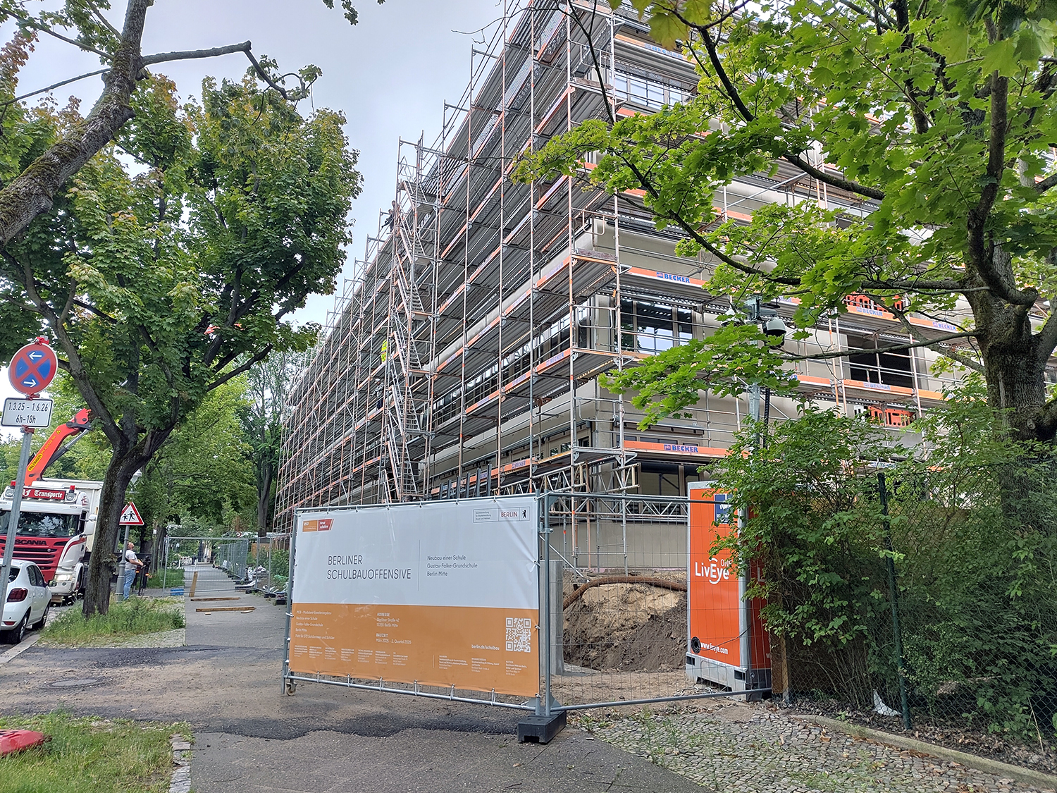 Ferienbaustellen in den Weddinger Schulen