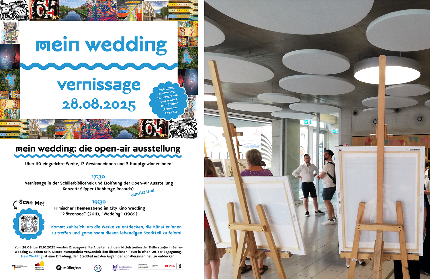 Mein Wedding: Vernissage mit Plakaten, Kino und Konzert