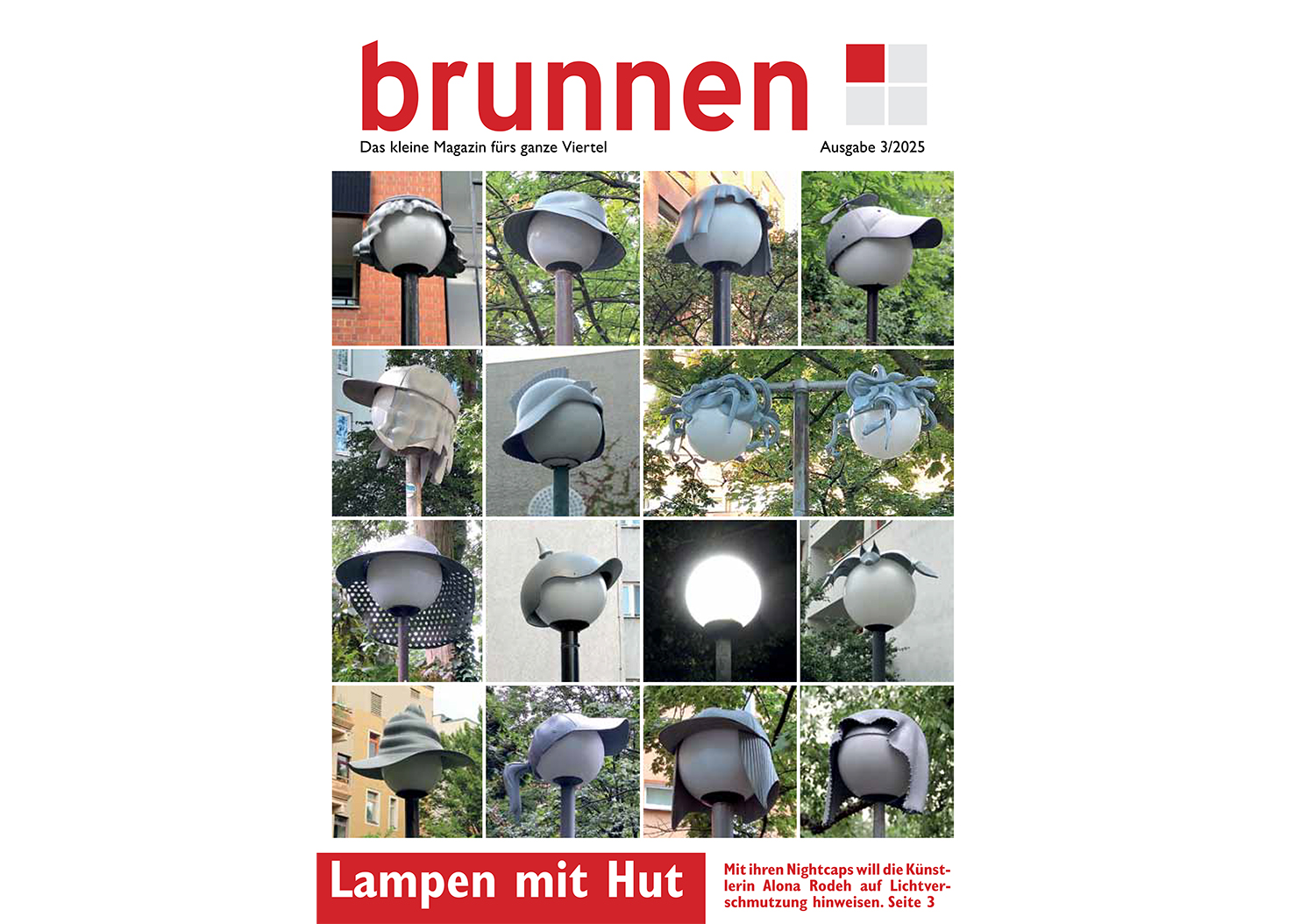 Neues Kiezmagazin: Lampen mit Hut