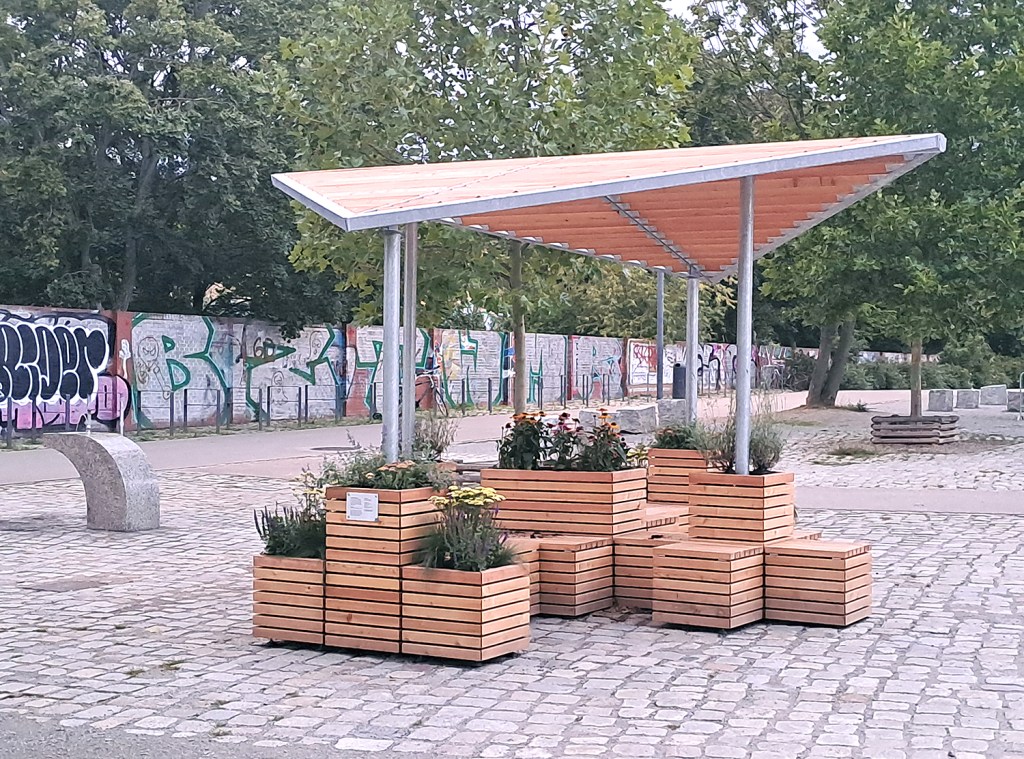 Der "Cooling Point" im Mauerpark. Foto: Schnell