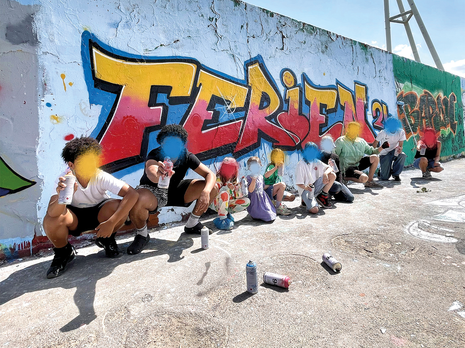 Mauerpark Miteinander: Theater, Reels und Graffiti
