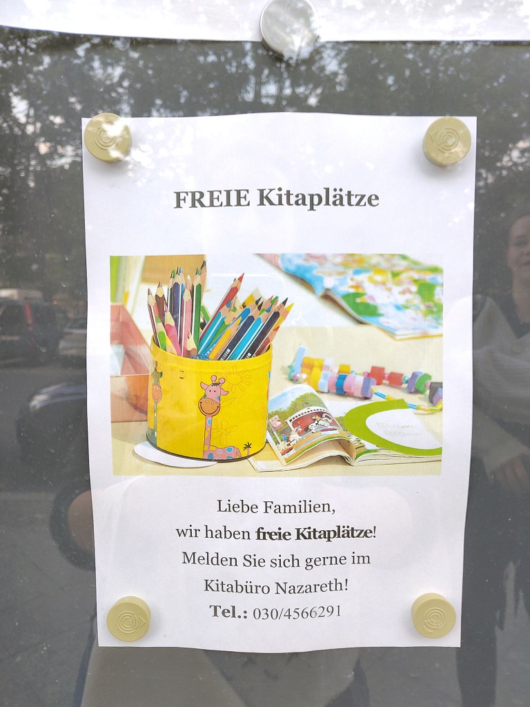 Die Kita in der Nazarethkirchstraße hat freie Plätze. Foto: Hensel