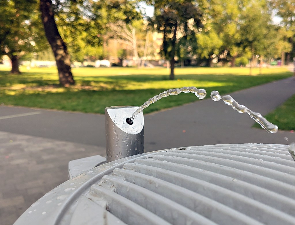 Trinkbrunnen am Max-Josef-Metzger-Platz. Foto: Hensel