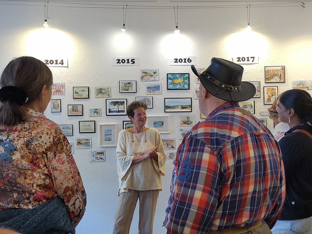 Ausstellungseröffnung von Marisa Kirko bei "Made in Wedding". Foto: Hensel