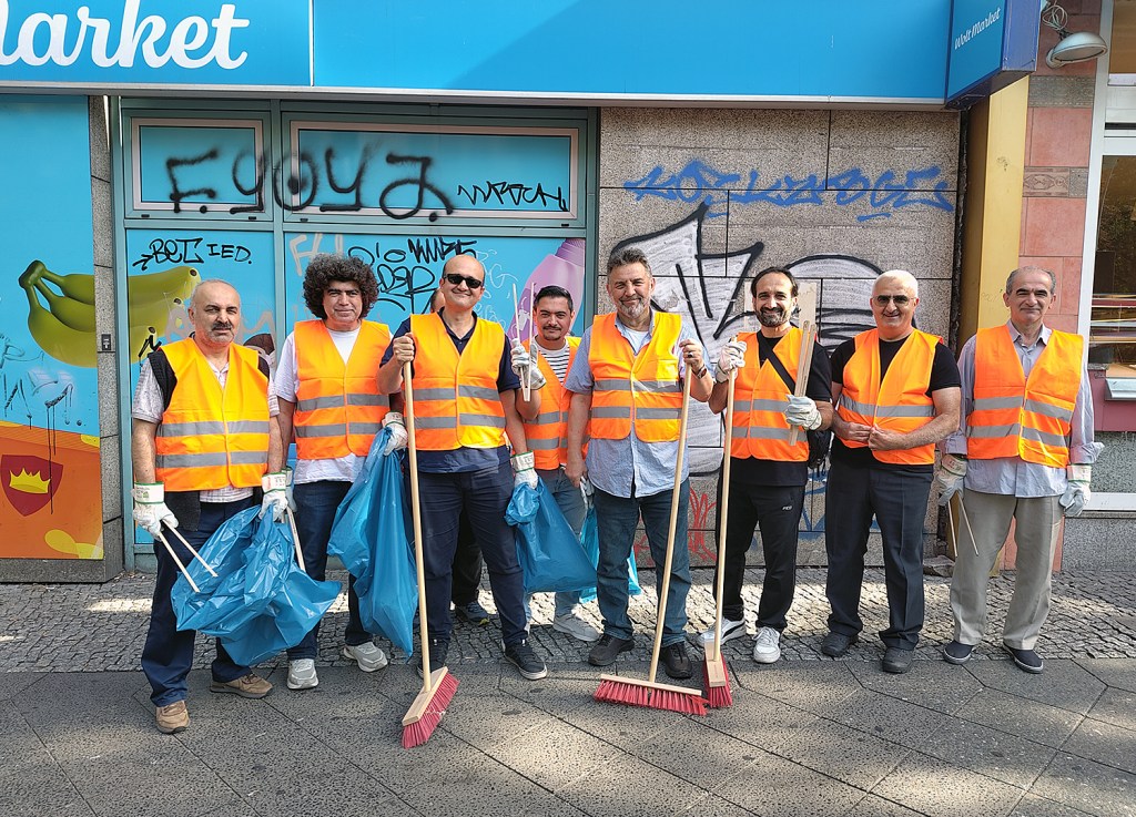 Der erwachsene Teil des Kubik-Cleanup-Teams. Foto: Hensel