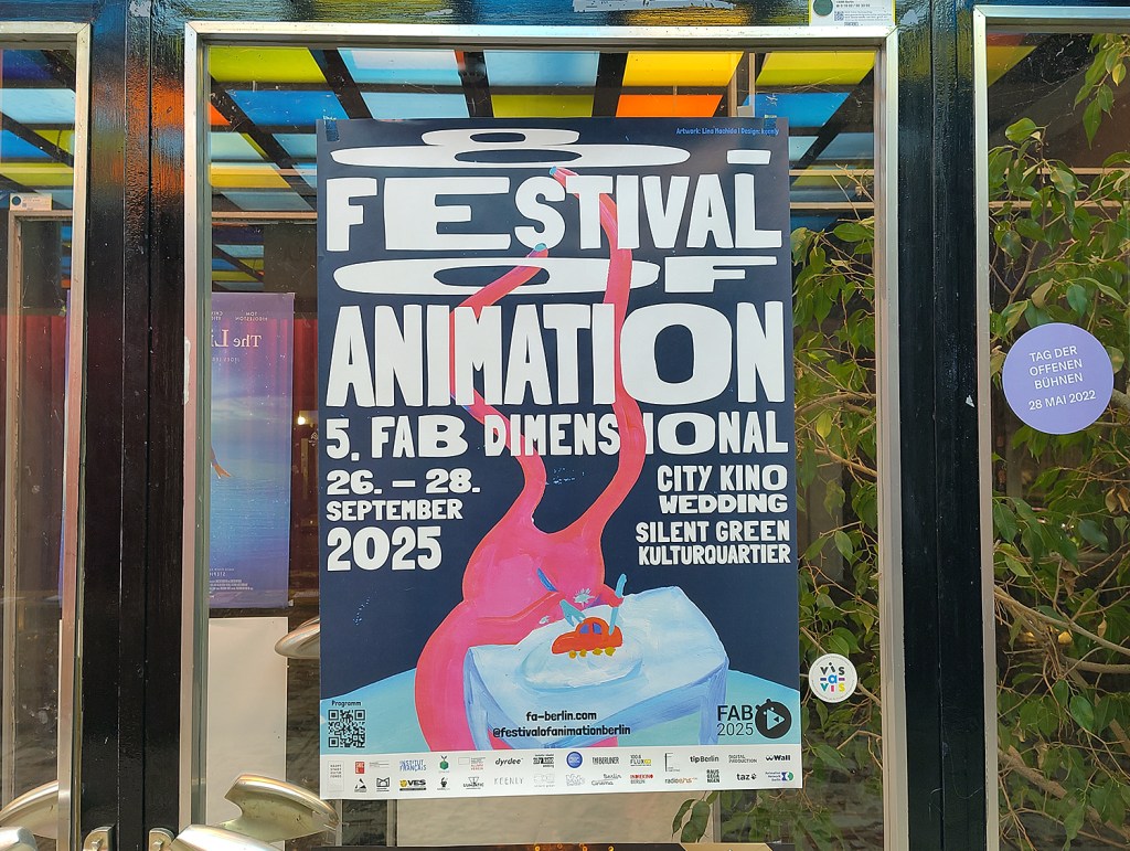 Das Plakat zeigt: Hier ist bald das Festival of Animation zu Gast. Foto: Hensel