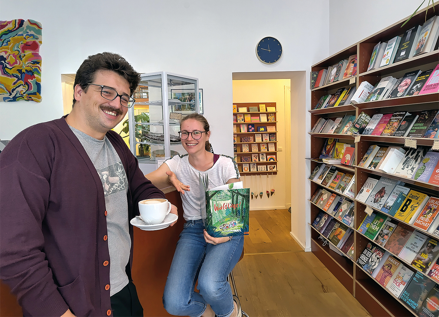 Frau Polda: Bücher und Focaccia für den Leo