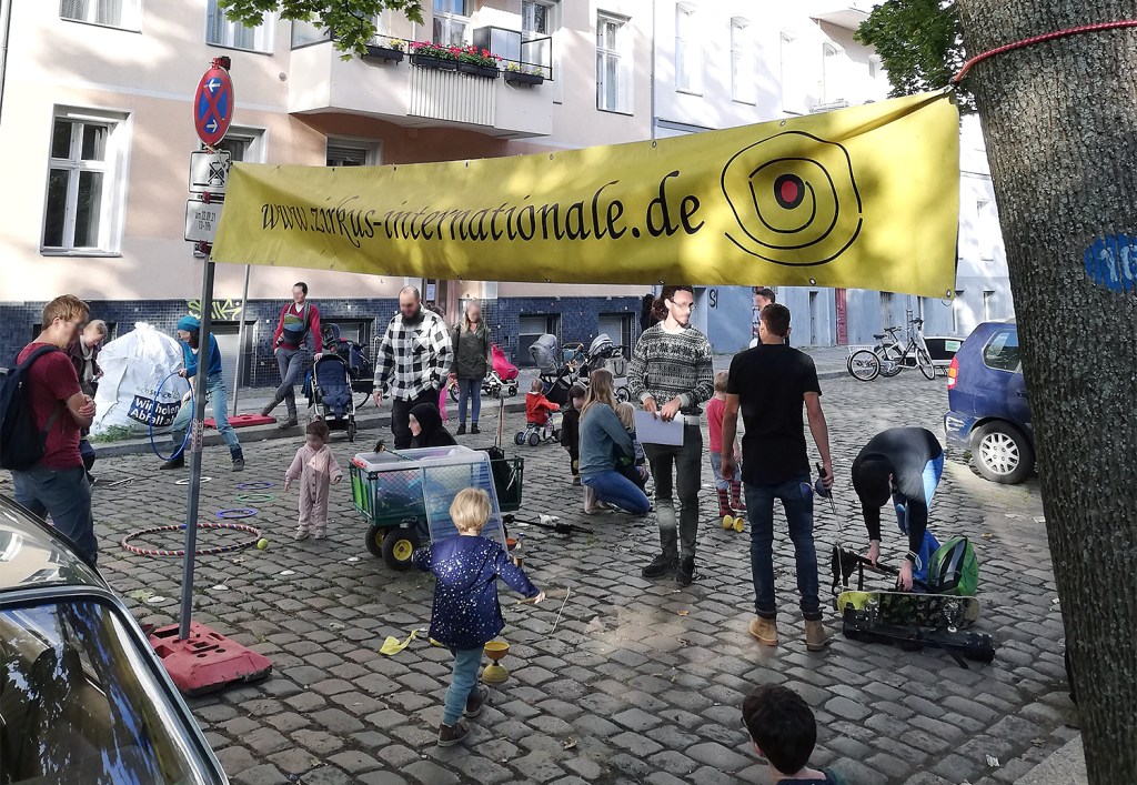 Spielstraße in der Plantagenstraße. Foto: Hensel