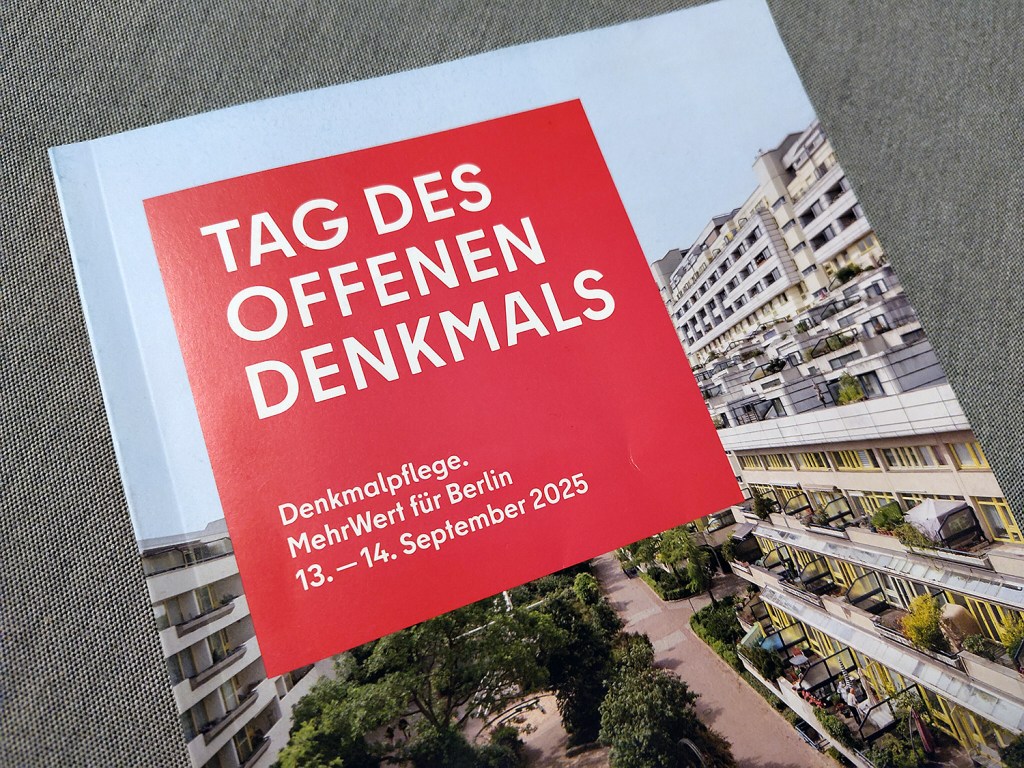 Das gedruckte Programmheft des Denkmaltages. Foto: Hensel