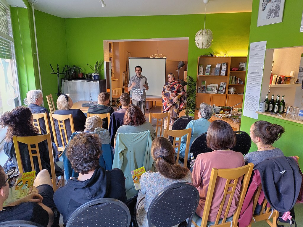 Kultur im Eck: Beim Westsahara-Abend im August 2025. Foto: Hensel